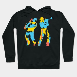 Sax and Trumpet Musicians Hoodie